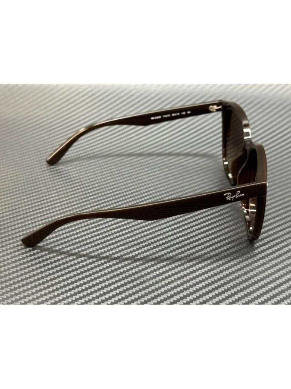 New Ray-Ban Men Transparent Brown Sunglasses 66-15-145